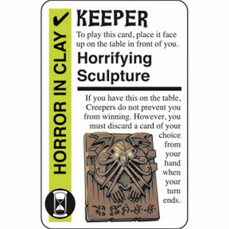 Horrifying Sculpture promo card for Cthulhu Fluxx